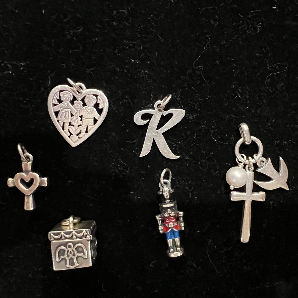 💥SALE💥James Avery Charms - 6 charms some Retired Sterling Silver
